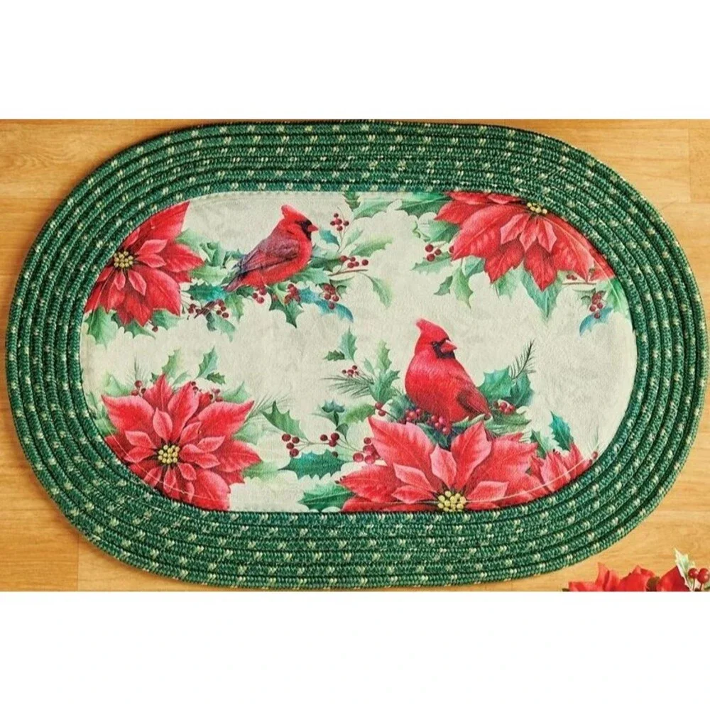 Oval Braided Kitchen Accent Rug(20